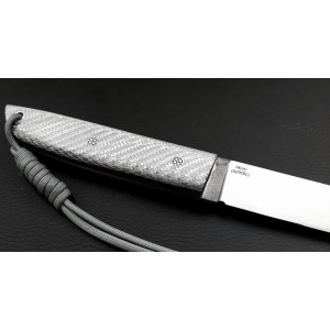 СРІБНИЙ ніж ручної роботи майстра студії Fomenko Knifes, купити замовити в Україні (Сталь - N690). Photo 2